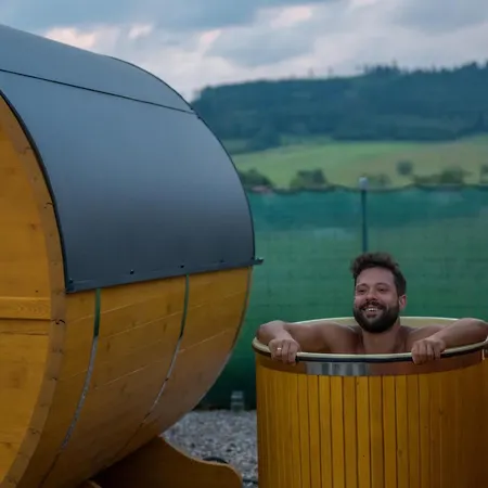 Rajska Polana Premium ,na Odludziu Z Prywatna Balia Z Jacuzzi I Sauna ,cisza,rowery Elektryczne,gory,astroprzygoda,- Adrspach, Skalne Miasto, Zamek Ksiaz,andrzejowka,karpacz, Sniezka,janskie Laznie,pec Hébergement de vacances Mieroszow