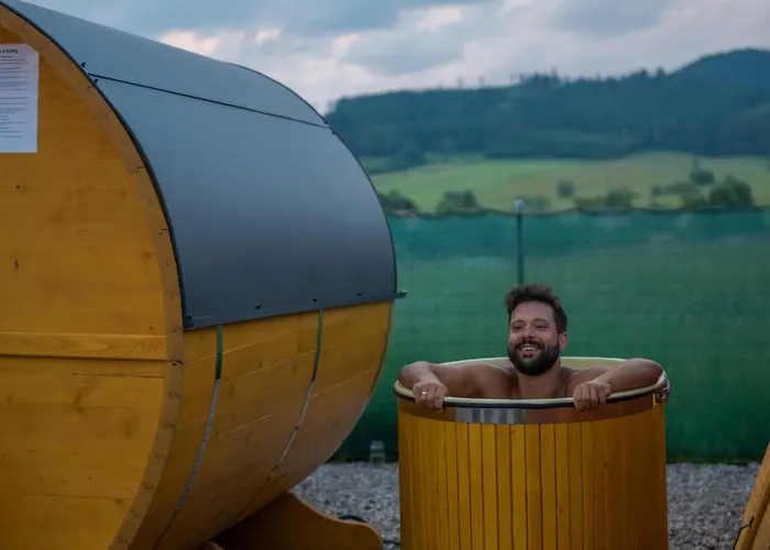 Rajska Polana Premium ,na Odludziu Z Prywatna Balia Z Jacuzzi I Sauna ,cisza,rowery Elektryczne,gory,astroprzygoda,- Adrspach, Skalne Miasto, Zamek Ksiaz,andrzejowka,karpacz, Sniezka,janskie Laznie,pec Ferienhaus Mieroszow