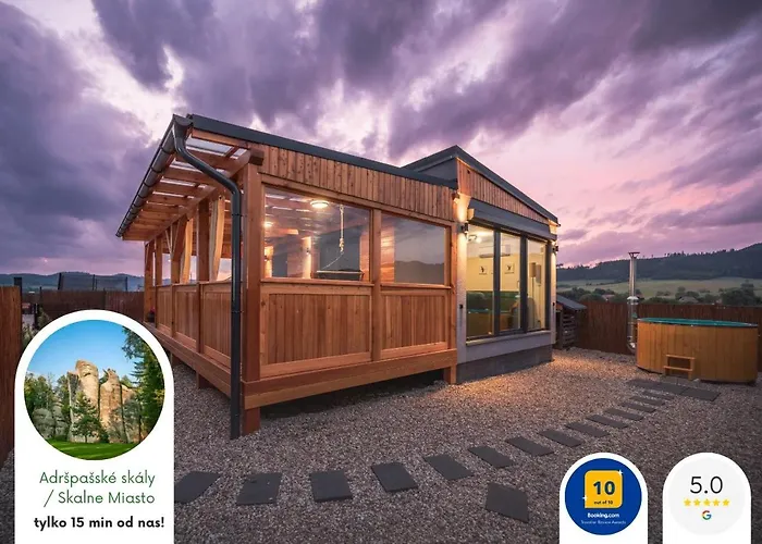 Rajska Polana Premium ,na Odludziu Z Prywatna Balia Z Jacuzzi I Sauna ,cisza,rowery Elektryczne,gory,astroprzygoda,- Adrspach, Skalne Miasto, Zamek Ksiaz,andrzejowka,karpacz, Sniezka,janskie Laznie,pec